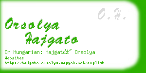 orsolya hajgato business card